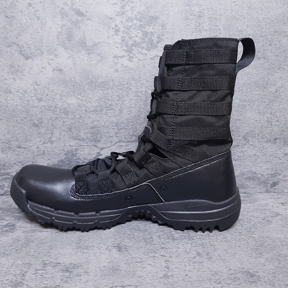 NIKE SFB Gen 2 8"Tactical Boots Leather Mens Size 12 Black Combat - Picture 2 of 5